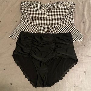 Torrid high waisted tankini set